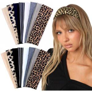 Headbands for Women Non Slip 16 Pack Trendy Women CHEETAH TRENDY HEADBANDS